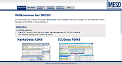 Desktop Screenshot of imeso.de