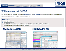 Tablet Screenshot of imeso.de